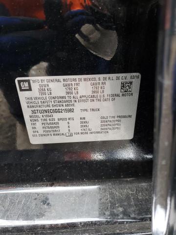3GTU2NEC6GG215982 GMC Sierra K1500 Slt