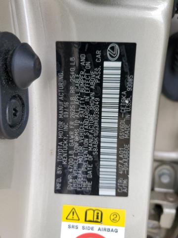 58ABK1GG3HU038049 Lexus ES 350