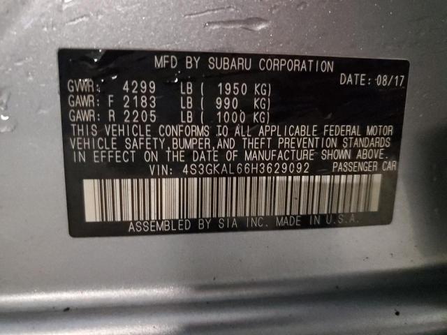 4S3GKAL66H3629092 Subaru Impreza Sport