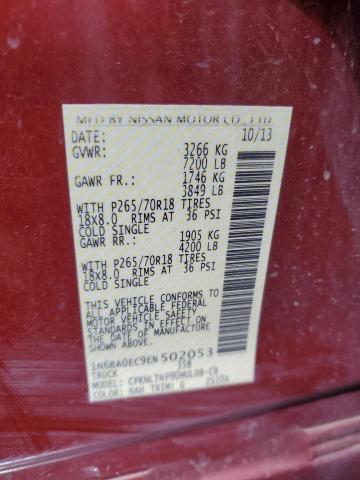 1N6BA0EC9EN502053 Nissan TITAN S