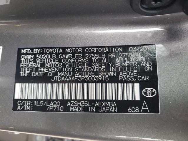JTDAAAAF3P3003915 Toyota Crown Xle
