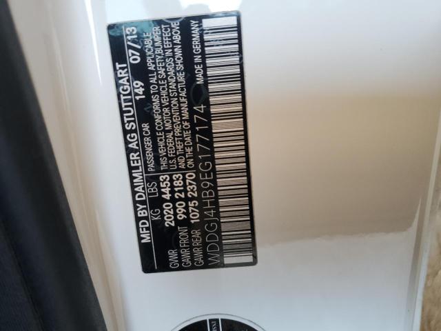 WDDGJ4HB9EG177174 Mercedes-Benz C 250