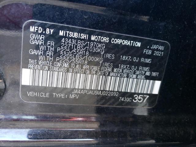 JA4APUAU5MU022092 Mitsubishi Outlander Sport Es