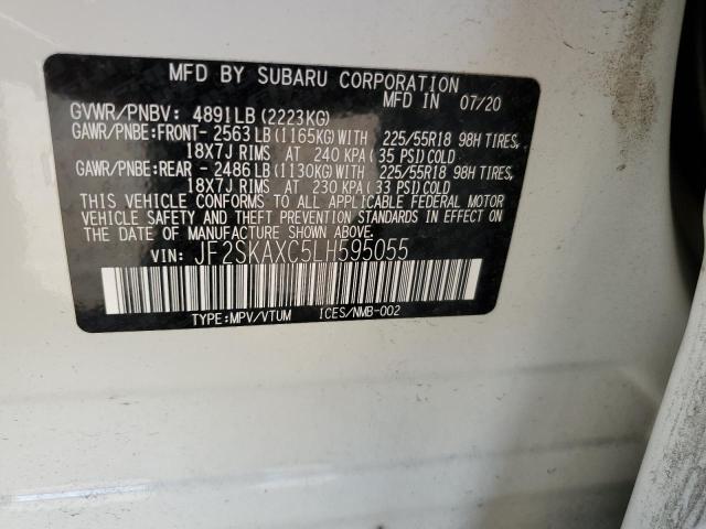 JF2SKAXC5LH595055 Subaru Forester Touring
