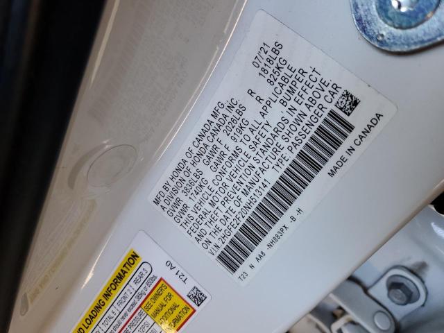 2HGFE2F20NH513141 Honda Civic Lx