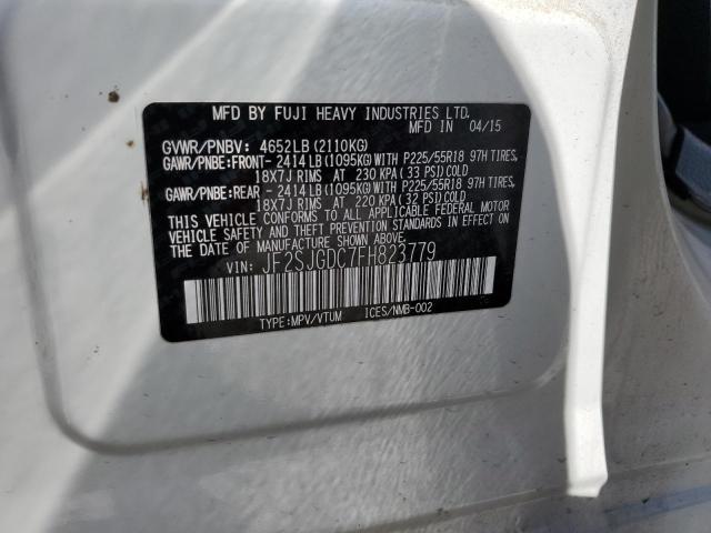 JF2SJGDC7FH823779 Subaru Forester 2.0xt Premium