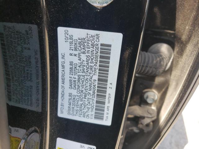 1HGCV1F32MA004719 Honda Accord Sport