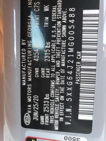 5XXG64J21MG005488 KIA K5 GT LINE