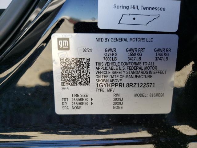 1GYKPPRL8RZ122571 Cadillac Lyriq Luxury
