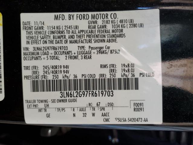 3LN6L2G97FR619703 Lincoln MKZ