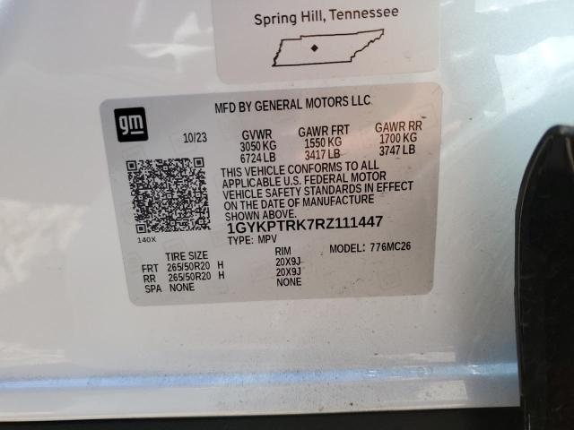 1GYKPTRK7RZ111447 Cadillac Lyriq Sport