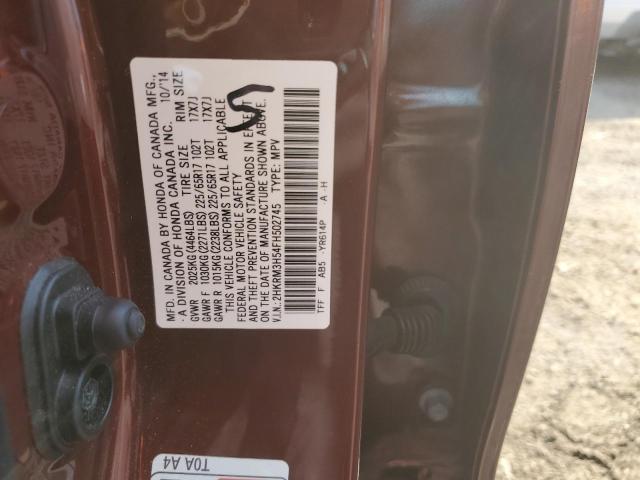 2HKRM3H54FH502745 Honda CR-V EX