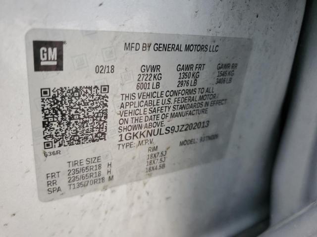 1GKKNULS9JZ202013 GMC Acadia Slt-1