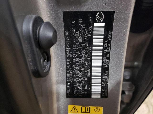 58ABK1GGXHU076801 Lexus ES 350