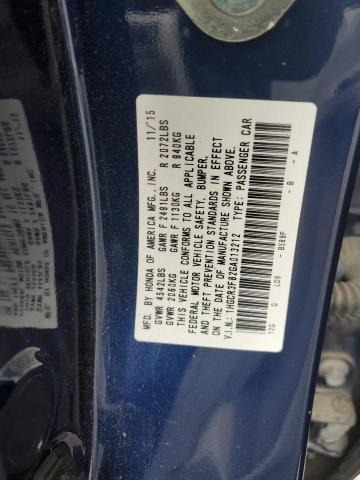 1HGCR3F82GA013212 Honda ACCORD EXL