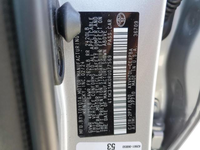4T1K31AK0RU077569 Toyota CAMRY XSE