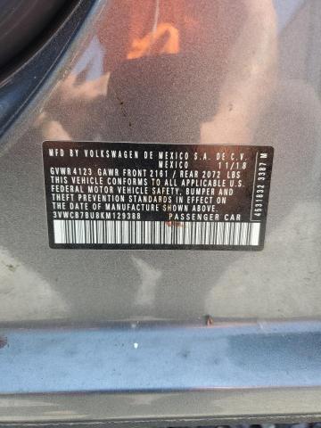 3VWCB7BU8KM129388 Volkswagen JETTA S