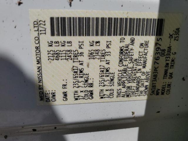 5N1BT3AB3PC763975 Nissan ROGUE S