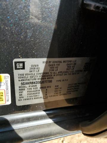 5GAKRBKD3EJ277786 Buick Enclave