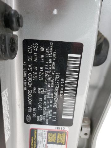 3KPA24AB3KE227831 KIA RIO S