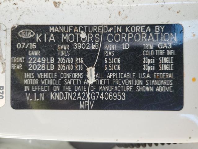 KNDJN2A2XG7406953 KIA Soul