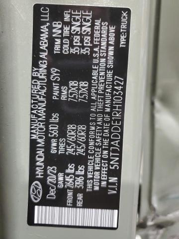 5NTJADDE1RH103427 Hyundai Santa Cruz Se
