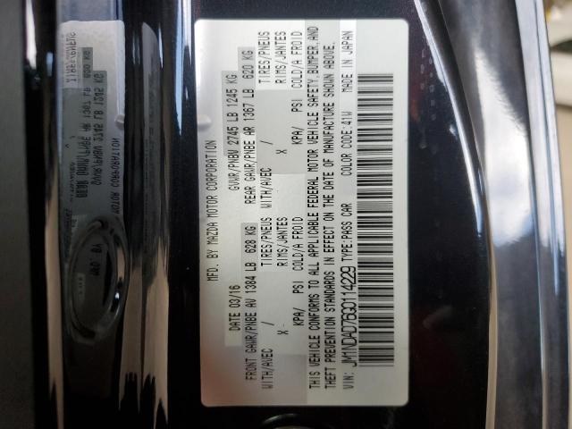 JM1NDAD76G0114229 Mazda Mx-5 Miata Grand Touring