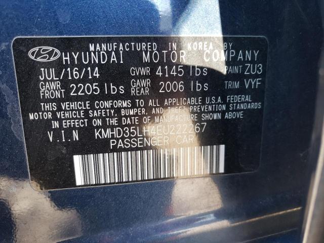 KMHD35LH4EU222267 Hyundai ELANTRA GT
