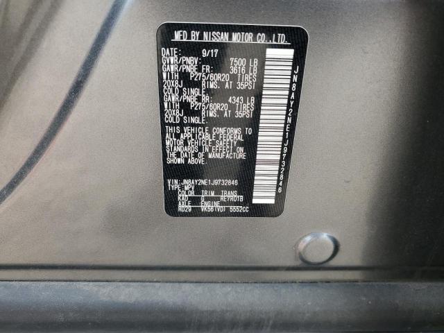 JN8AY2NE1J9732846 Nissan Armada Platinum