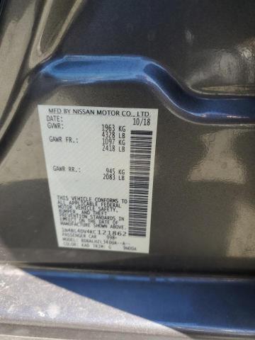 1N4BL4DV4KC121862 Nissan ALTIMA SV