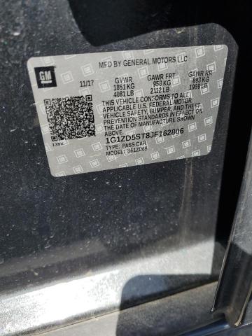 1G1ZD5ST8JF162806 Chevrolet MALIBU LT