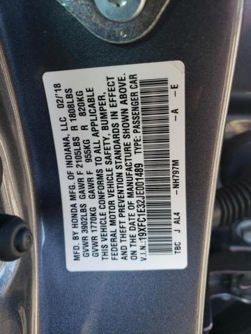 19XFC1E32JE001489 Honda CIVIC EX