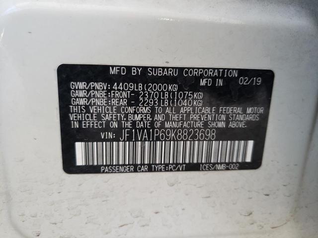 JF1VA1P69K8823698 Subaru Wrx Limited