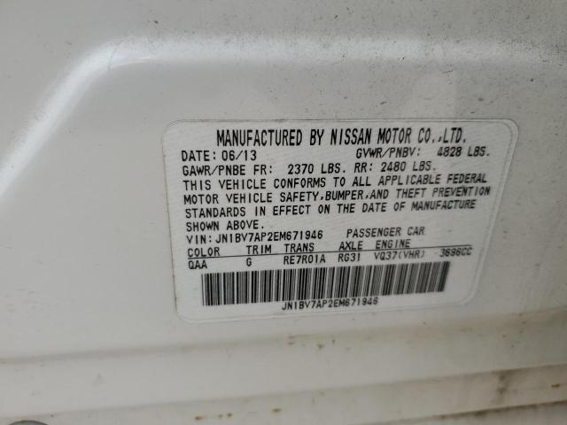 JN1BV7AP2EM671946 Infiniti Q50 BASE