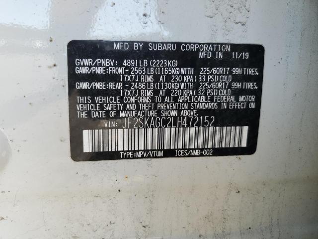 JF2SKAGC2LH472152 Subaru Forester Premium