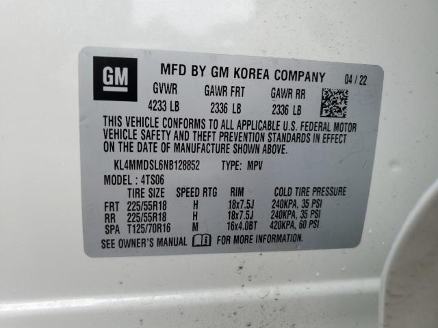KL4MMDSL6NB128852 Buick Encore Gx Select
