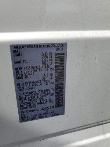 5N1AL0MM4FC500559 Infiniti QX60