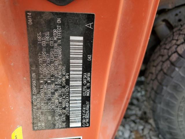 JTEBU4BF0EK197829 Toyota FJ Cruiser
