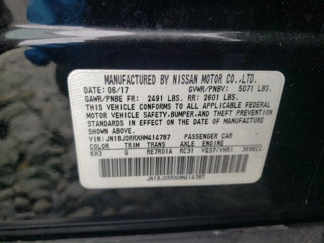 JN1BJ0RRXHM414787 Infiniti QX50