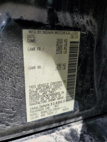 1N4AL3APXFN314863 Nissan ALTIMA 2.5