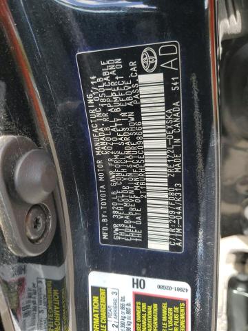 2T1BURHE5EC098666 Toyota COROLLA L