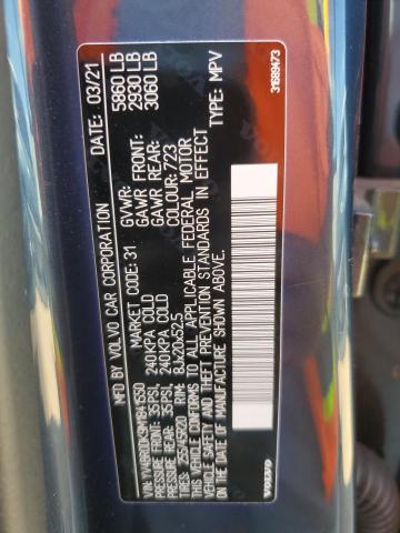 YV4BR0DK9M1841550 Volvo Xc60 T8 Recharge Inscription Express