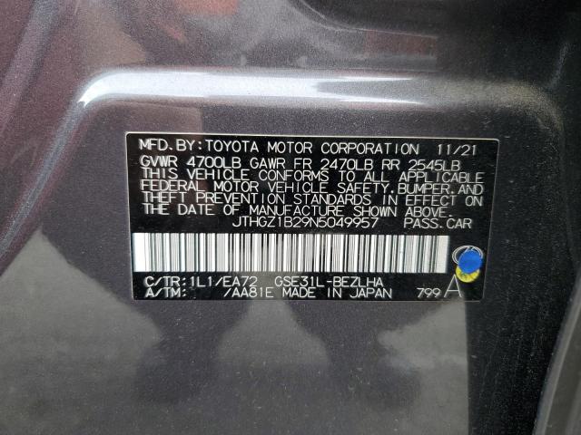 JTHGZ1B29N5049957 Lexus Is 350 F-sport