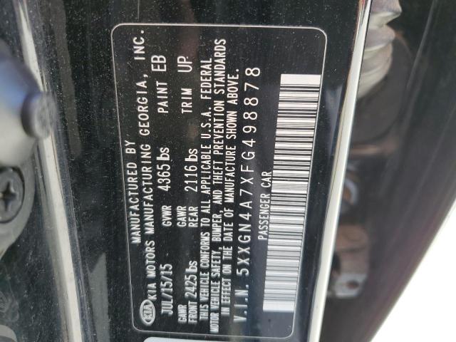 5XXGN4A7XFG498878 KIA OPTIMA EX