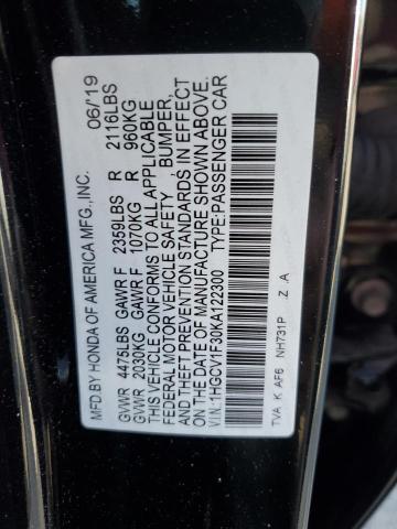 1HGCV1F30KA122300 Honda Accord Sport