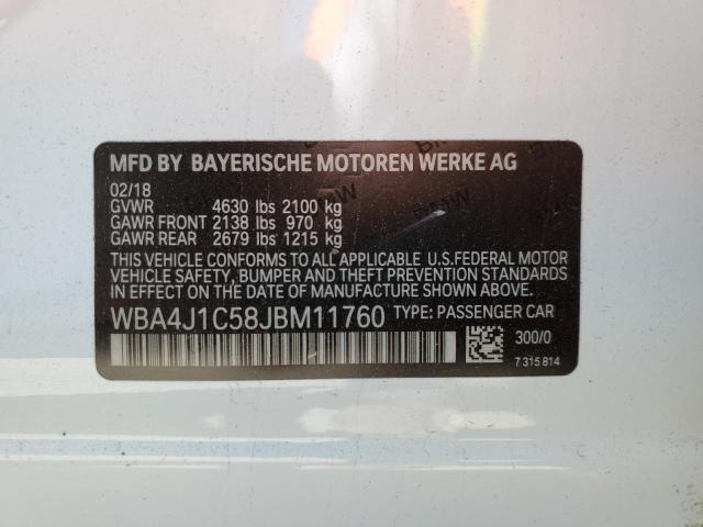 WBA4J1C58JBM11760 BMW 430i Gran Coupe