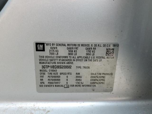 3GTP1VEC8EG209582 GMC Sierra C1500 Slt