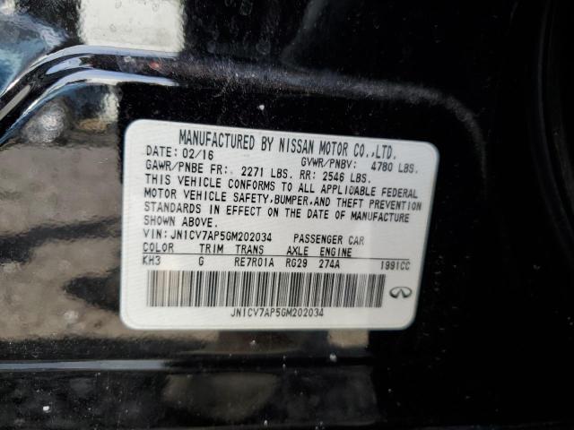 JN1CV7AP5GM202034 Infiniti Q50 BASE