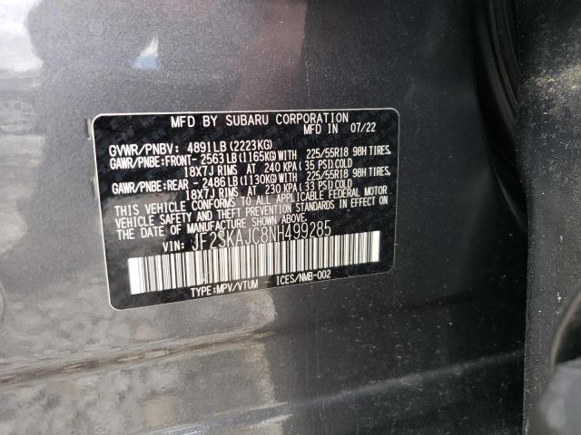 JF2SKAJC8NH499285 Subaru Forester Sport
