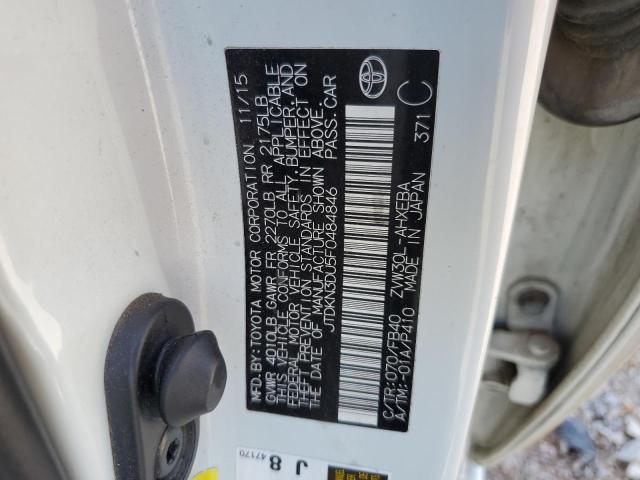 JTDKN3DU5F0484846 Toyota Prius